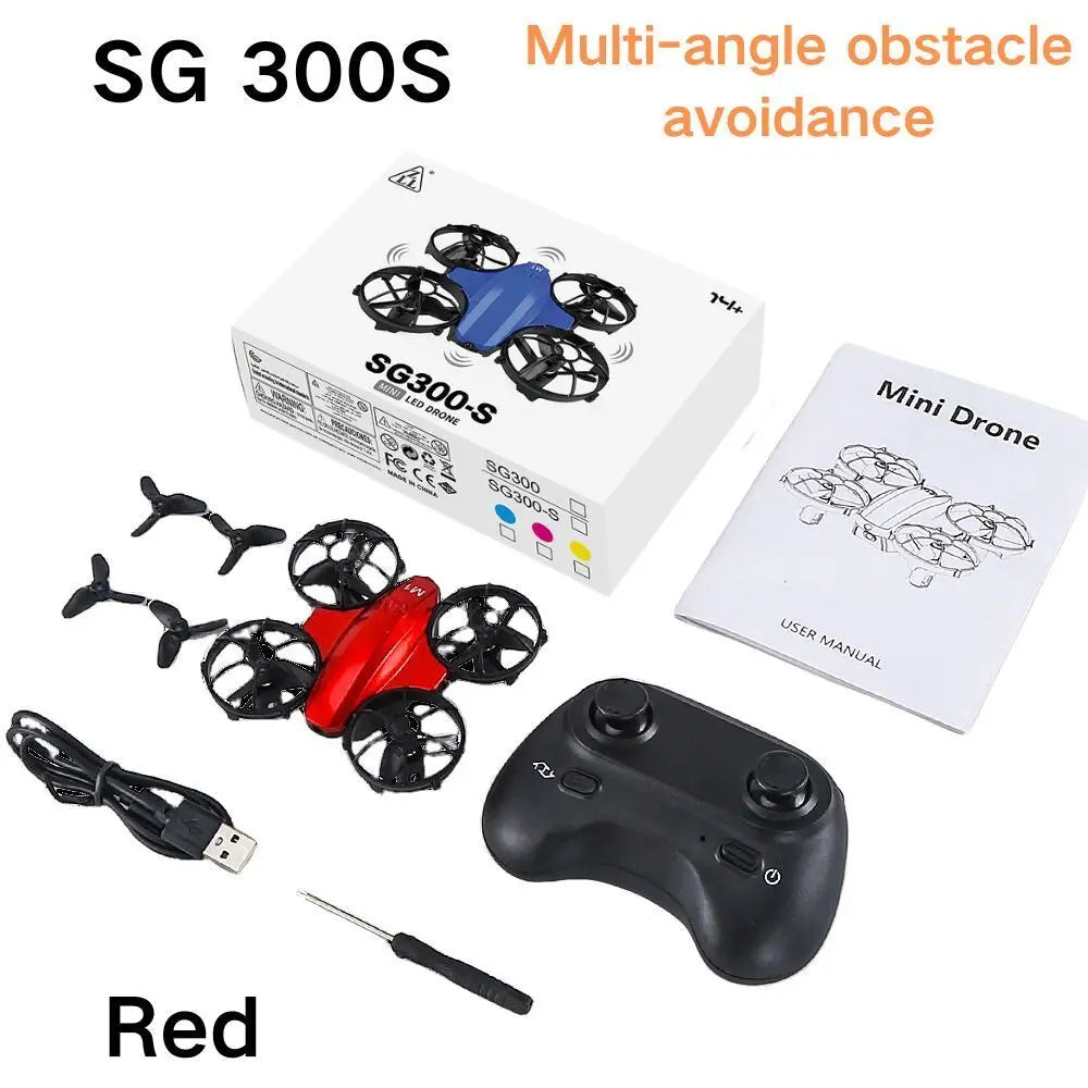 LED 360 ° obstacle avoidance tumbling drone SG300S high lift headless mode remote control aircraft one key take-off drone