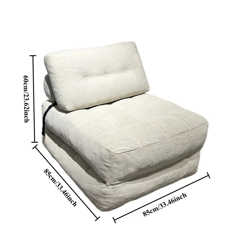 Modern Living Room Sofas Simple Relaxing Foldable Sofa Multifunction Lazy Sofa Beds Luxury Aesthetic Designer Home Furniture