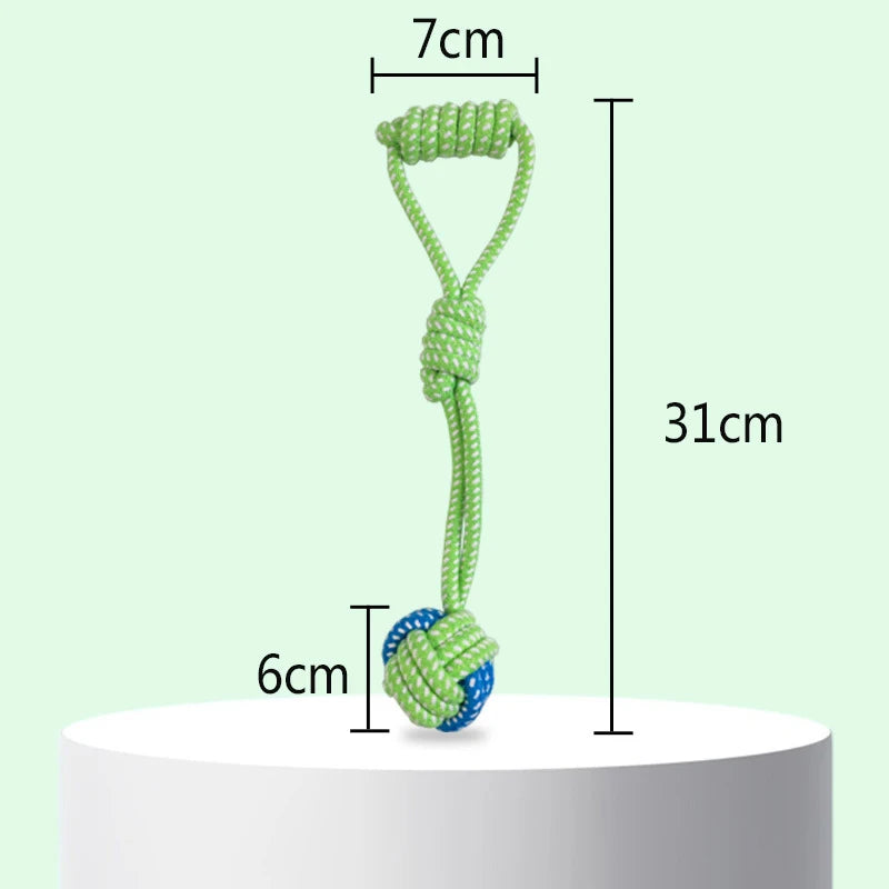 Pet Interactive Cotton Rope Mini Dog Toys Teeth Grinding Cleaning Chewing Puppy Toys Dog Training Toys Pet Supplies