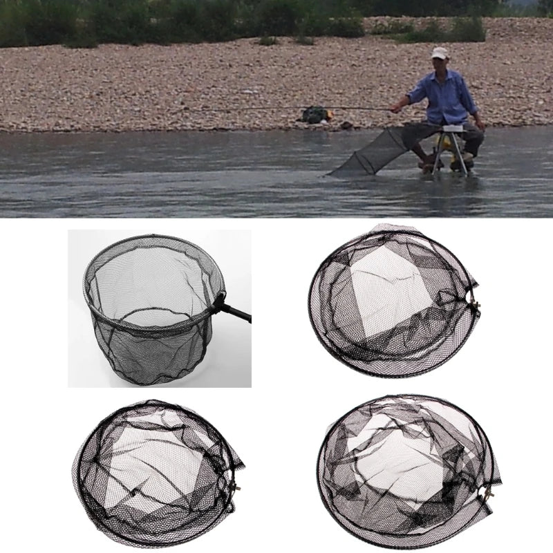 Fly Fishing Net Fish Landing Net Detachable Stainless Steel Frame And Soft Material Mesh Perfect For Catch And Release