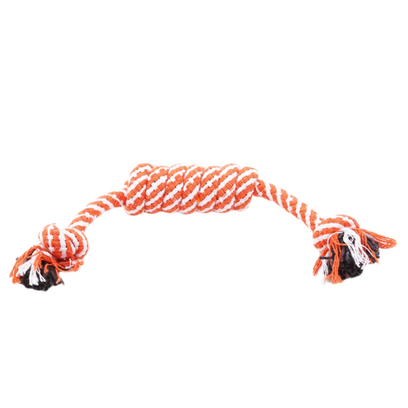 Cotton Rope Dog Toy Interactive Dog Play Bite Pet Supplies Puppy Small Medium Large toys for Dogs Chew Toy Rope Pets Accessories