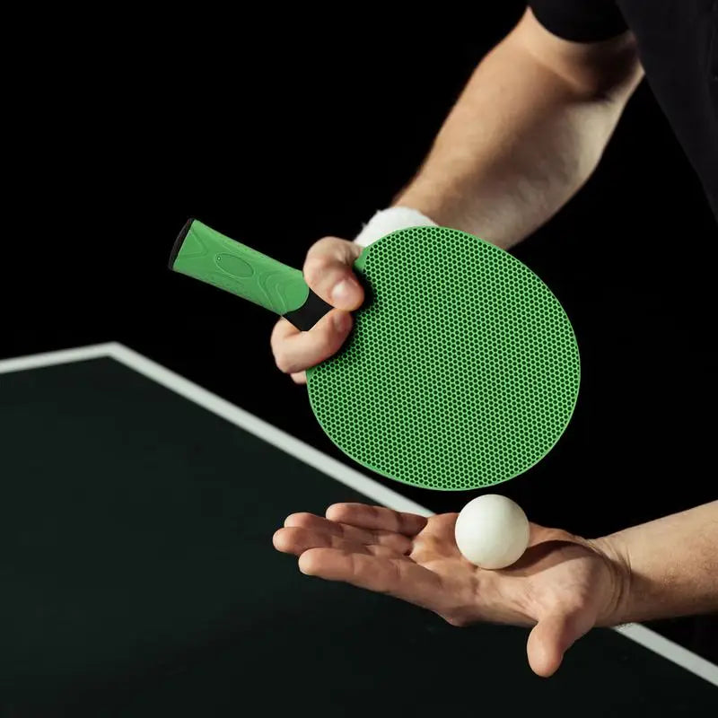 Table Tennis Racket Table Tennis Racket With Rubber Grip Racquet Game Table Tennis Bat for Indoor Outdoor Game ﻿