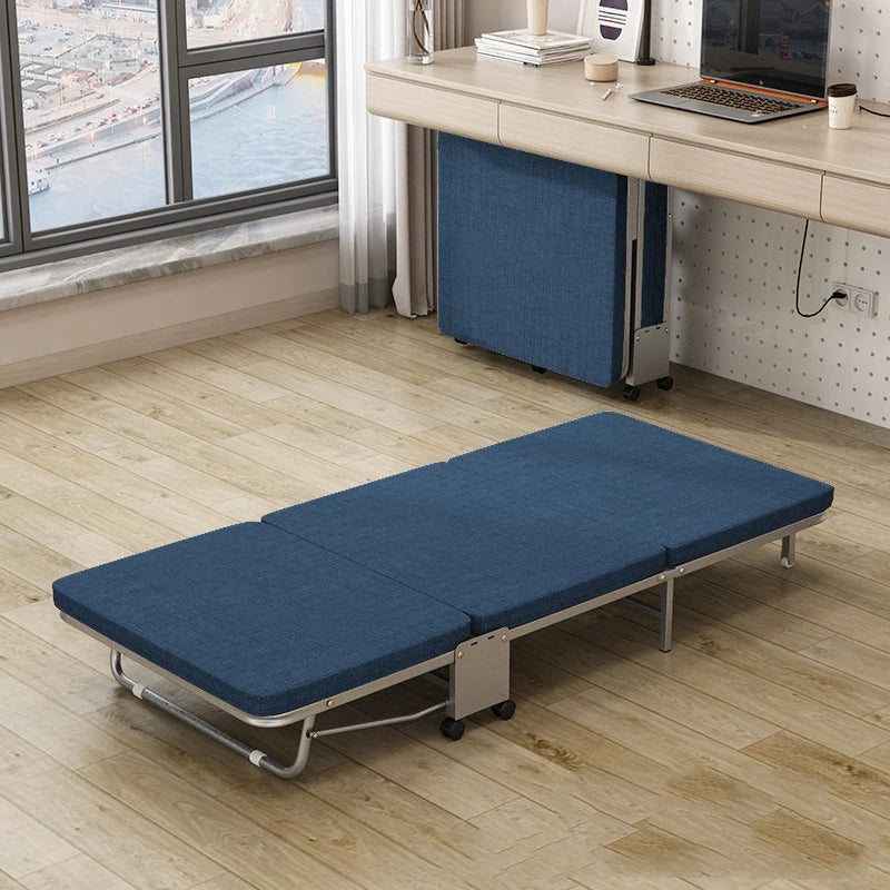 GUIG's New Tri-fold Office Rollaway Bed Single Bed Attendant Bed Siesta Bed Nap Bed Camp Bed Hard Board Bed Hot
