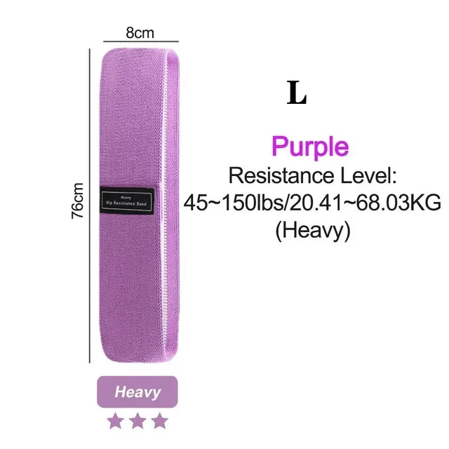 Fitness Resistance Band Buttocks Expansion Fitness Cloth Rubber Band Elastic Expander Suitable For Home Exercise Sport Equipment