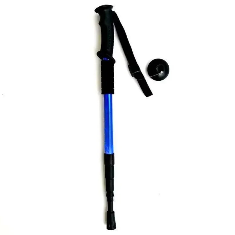 Trekking Poles Shock Absorption Foldable Ultralight Hiking Pole Suitable For Outdoor Camping Mountaineering Backpacking Trip
