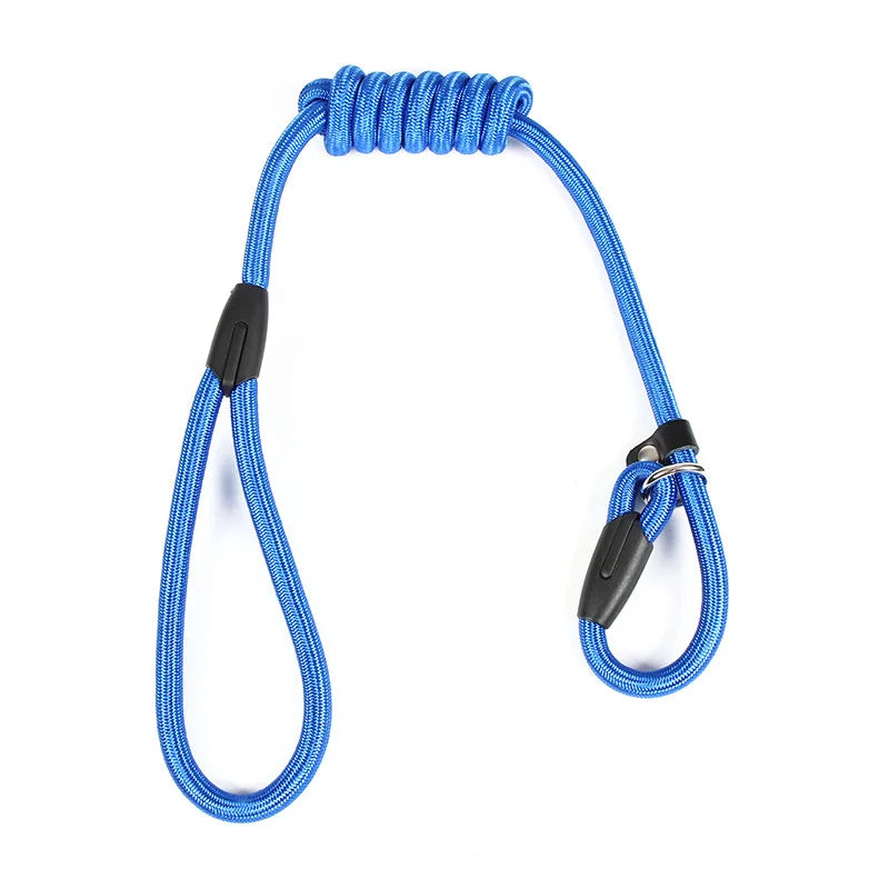 Dog Leash Slip Chains Collar Leads Strong Heavy Duty Nylon Rope No Pull Pet Training Leash for Small Dogs Puppy Traction Rope