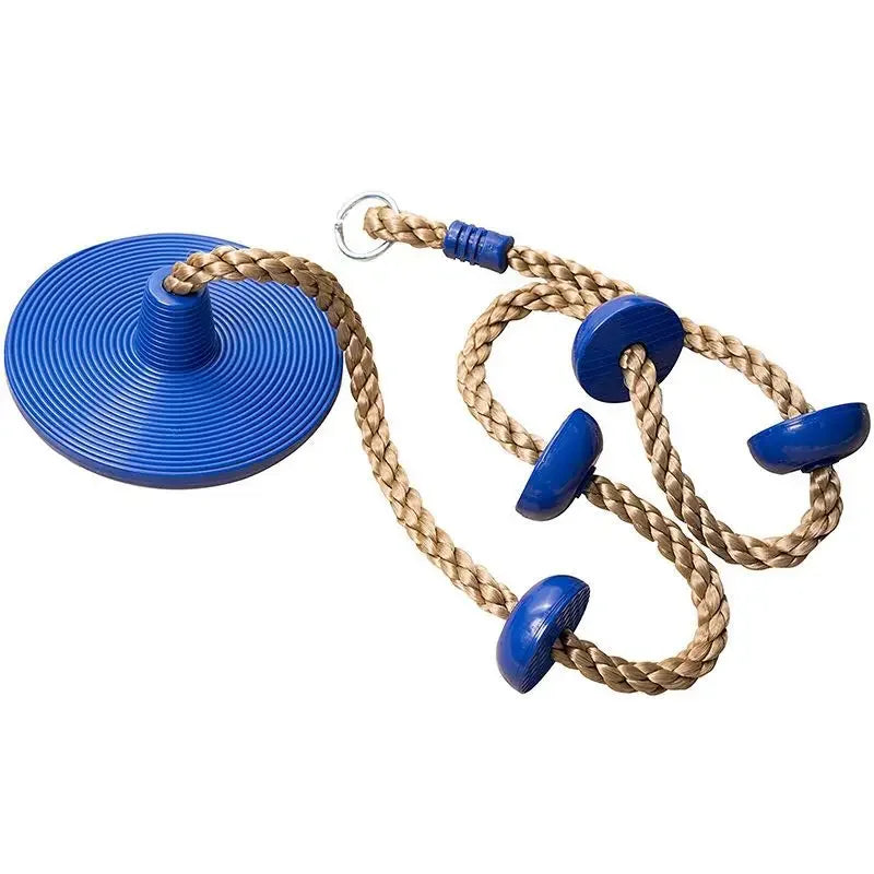Outdoor Sports Kindergarten Climbing Toy Disc Swing Seat Climbing Rope  Backyard Outdoor Rings Swing Climbing Equipment Toys