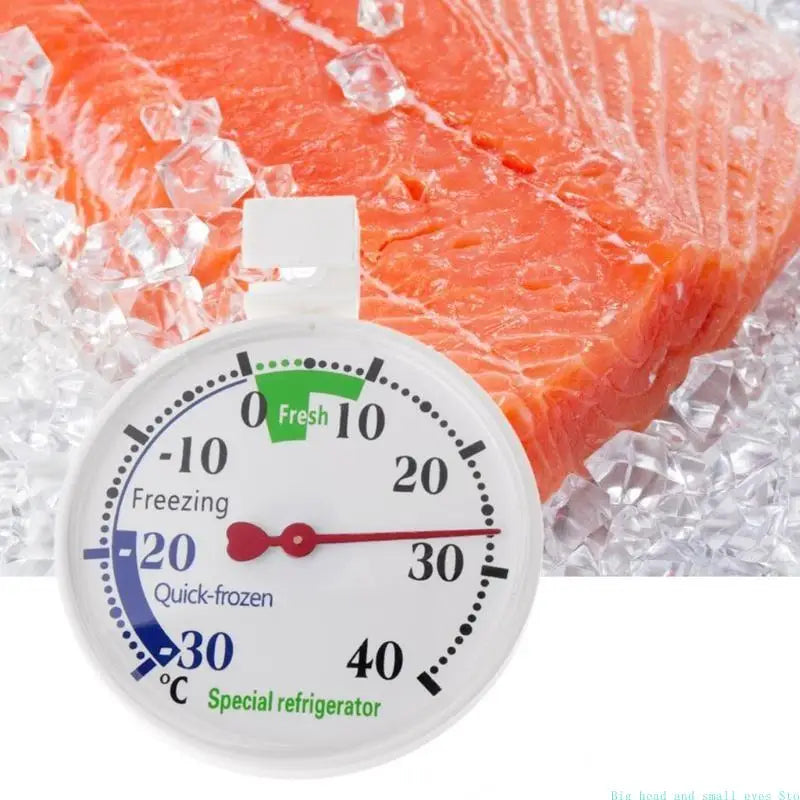 Fridge Thermometer for Traditional Refrigerators Mini Fridges Freezers -30°~40°C Large Dial with Red