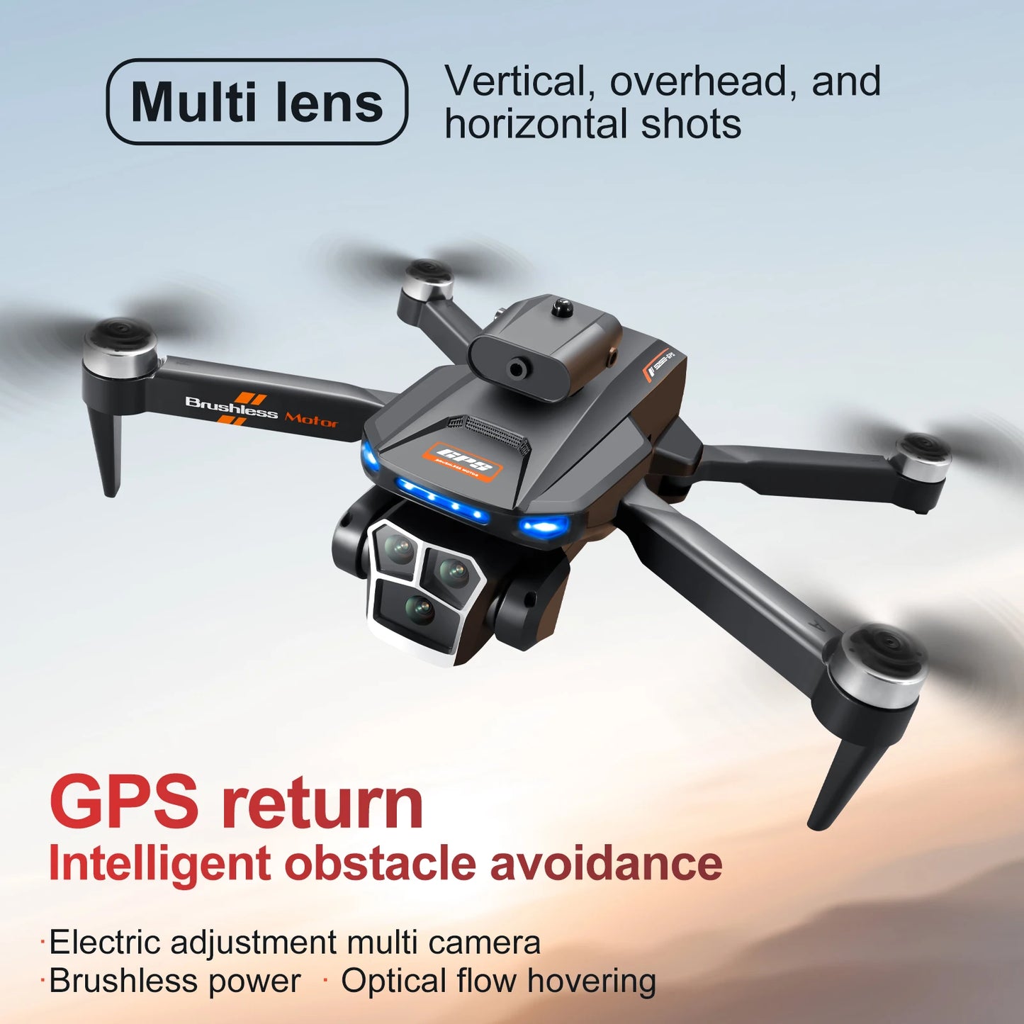 8K Drone RC Quadcopter FPV Dron with 4K Camera GPS Obstacle Avoidance Mini Foldable HD Professional Aerial Photography UAV Toys