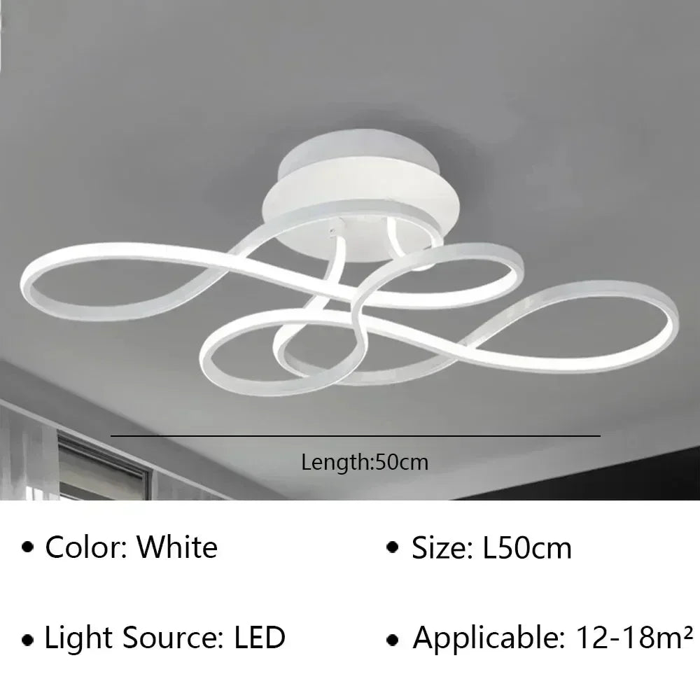Home Decoration Indoor Lighting Modern Ceiling Lamp LED Chandelier For Living Dining Room Bedroom Aisle Balcony Fixture Luster