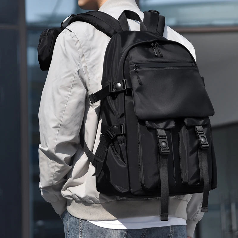 Men's Tactical Style Backpack, Large - capacity Travel Bag with Multiple Straps, Durable Material, Ideal for Outdoor Adventures