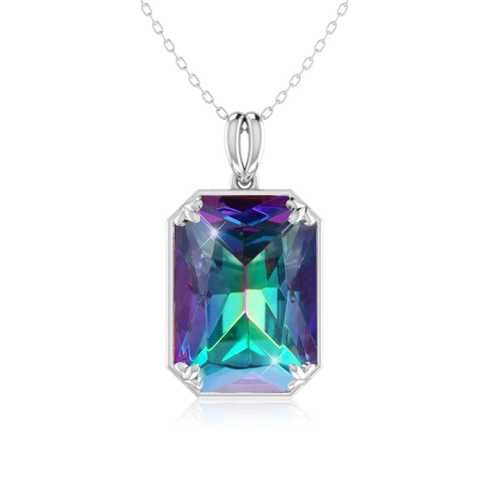 585 Gold Plated Pendants and Necklaces Real Solid 925 Sterling Silver Woman Pendants for Fine Jewelry
