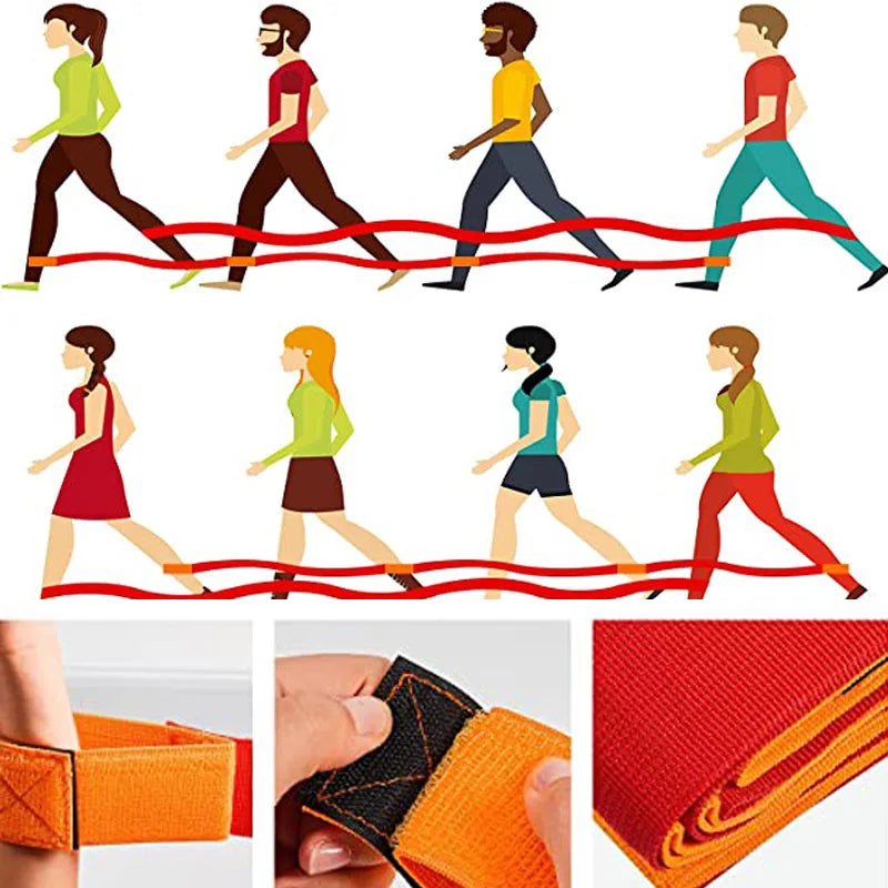 Children Outdoor Sports Toys Giant Footsteps Game Training Equipment For Kids Adults Teamwork Funy Games Interactive Toy Props