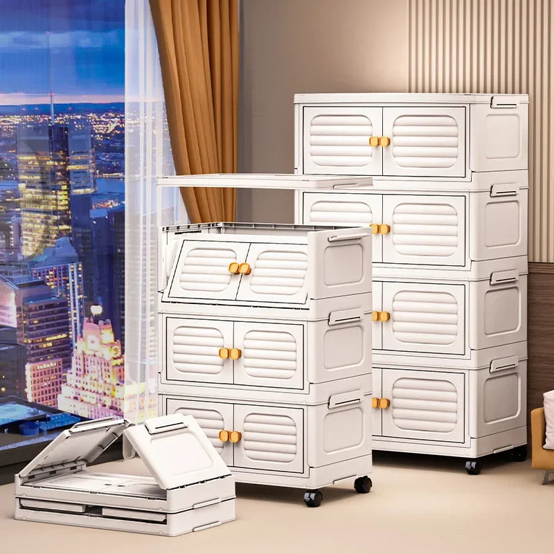 Household living room, toy cabinet, storage rack, storage cabinet, folding storage box, snack cabinet, finishing box.