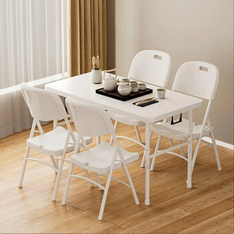 Foldable Dining Table Portable Home Dining Table Outdoor Stall Student Desk Easy To Store Multifunctional Dining Room Furniture
