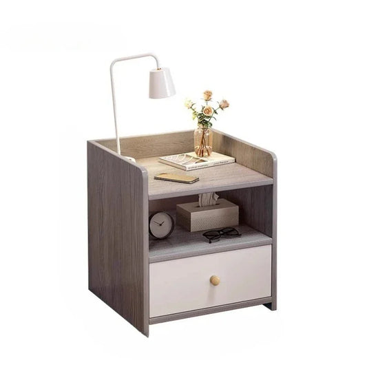 Cabinet Bedroom End Storage Bedside Table Locker Storage Comfotable Home Small Modern Mesitas De Noche Dormitorio Household