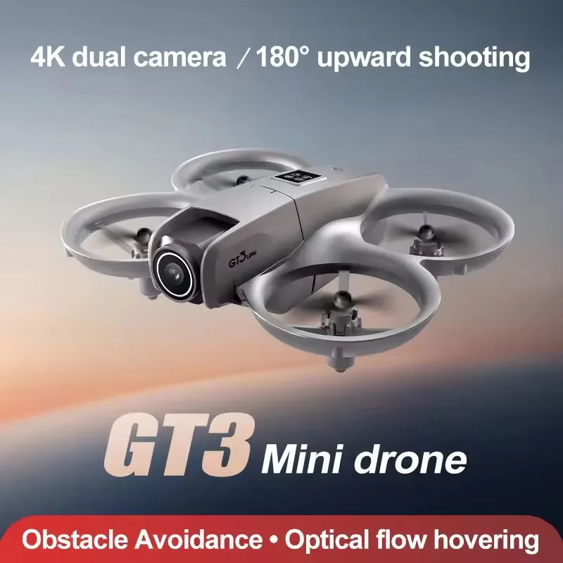 Drones GT3 MINI Professional HD 180° Dual Cameras For xiaomi Brushless Motors Obstacle Avoidance FPV Foldable Quadcopter Toys