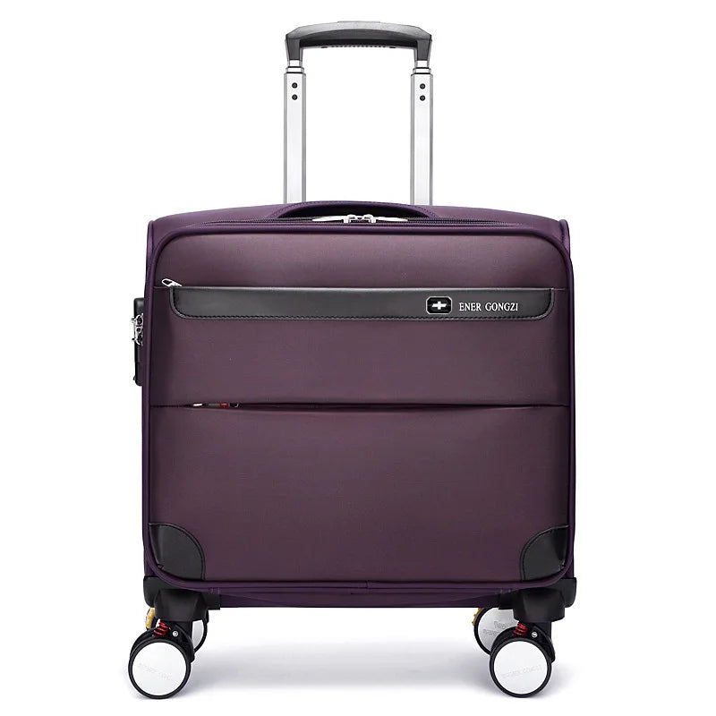 Unisex Travel Luggage Spinner Wheels Boarding Case Rolling Suitcase Wheeled on - Black Red Blue Green Brown Pink Grey