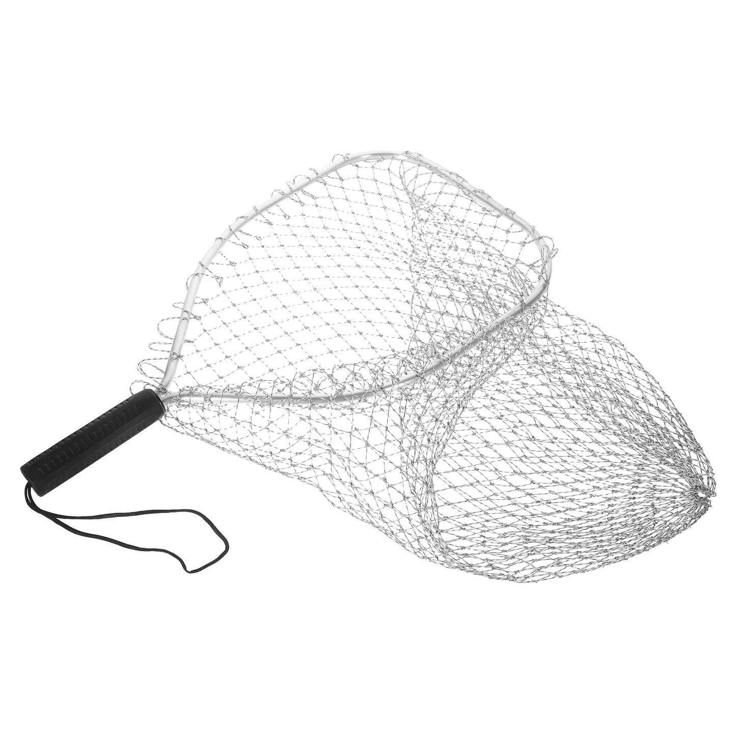 Fishing Net 30cm Heavy Duty Portable Fishing Catching Basket for Freshwater Saltwater Trout Nets