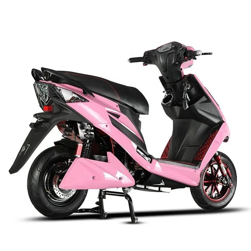 Electric scooter export 72V electric motorcycle pedal battery car 60V adult high speed electric motorcycle 2 sets