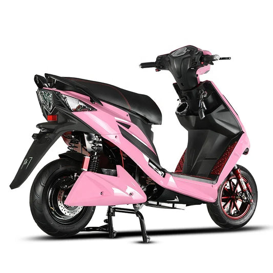 Electric scooter export 72V electric motorcycle pedal battery car 60V adult high speed electric motorcycle 2 sets