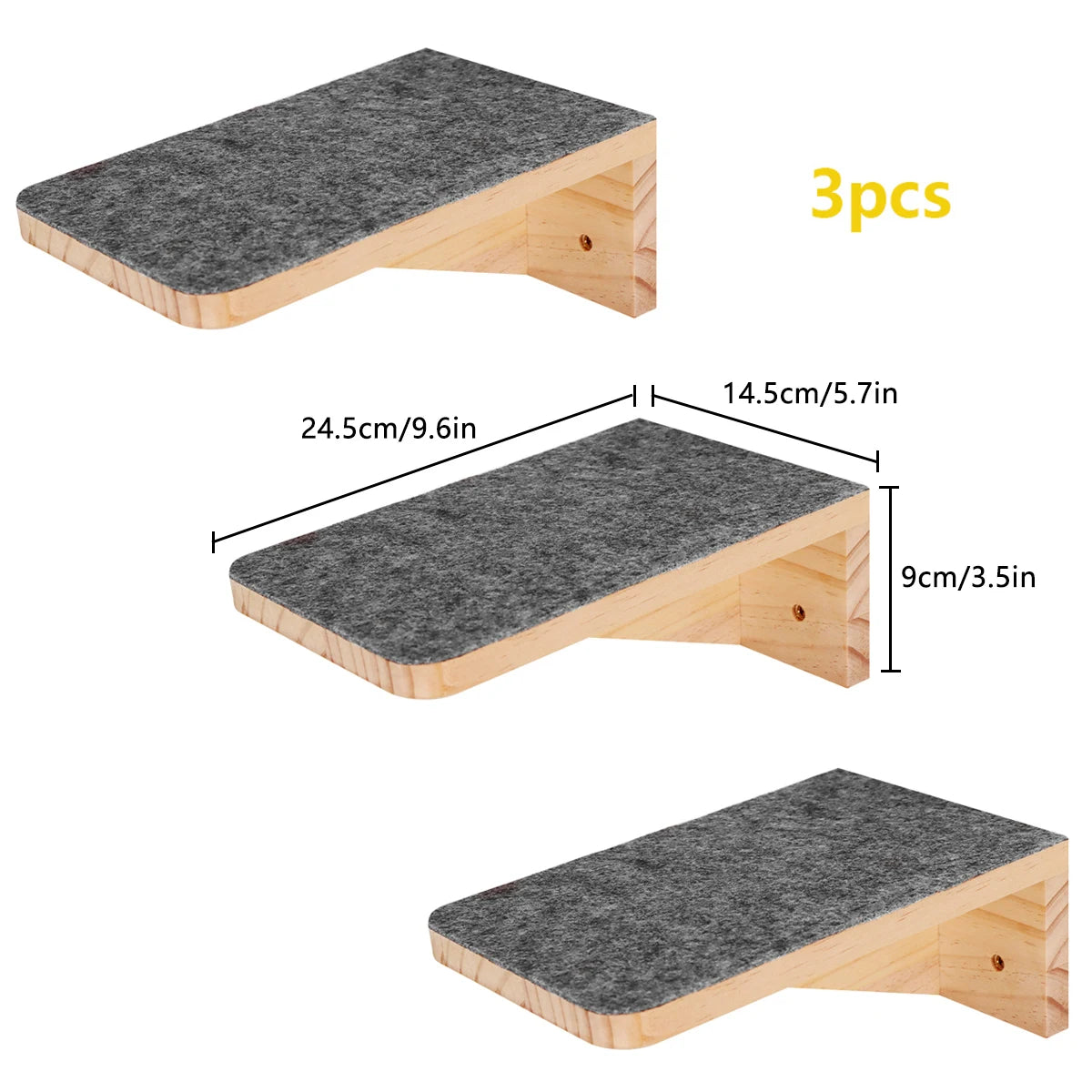 Cat Climbing Shelves Wall-Mounted Cat Tree Tower Scratcher Hammock Sisal Rope Ladder Hiding House Bed Cats Gym Claw Grinding Toy