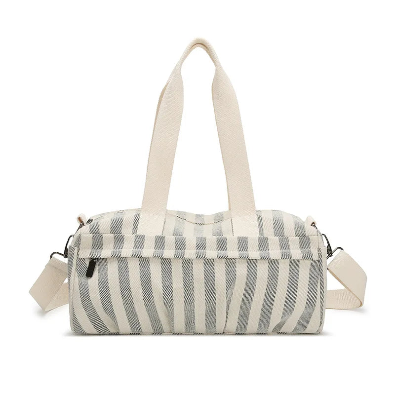 Women's Handbag Fashionable  Lightweight Women's Canvas  Bags with Checked Fabric Large Capacity for Single Shoulder Bag