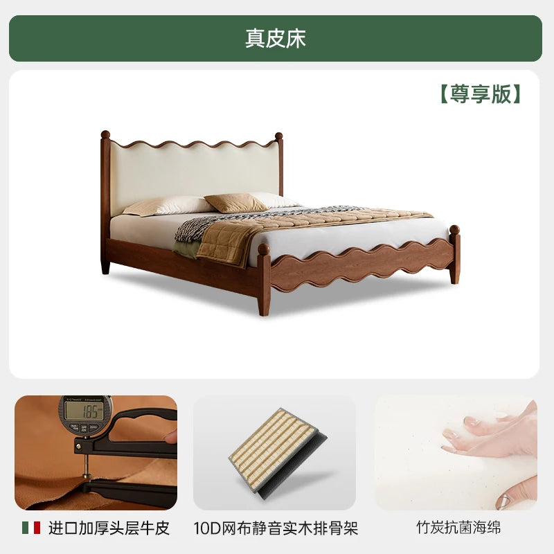 Queen Size Bed Frames Aesthetic Lounge Luxury Unique Beds Storage Nightstands Cama De Lujo Para Dormitorio Home Decoration