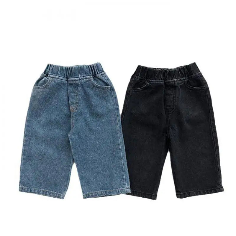 2025 Autumn New Baby Boy Denim Pants Children Casual Pants Infant Girls Jeans Toddler Trousers Fashion Kids Baby Clothes