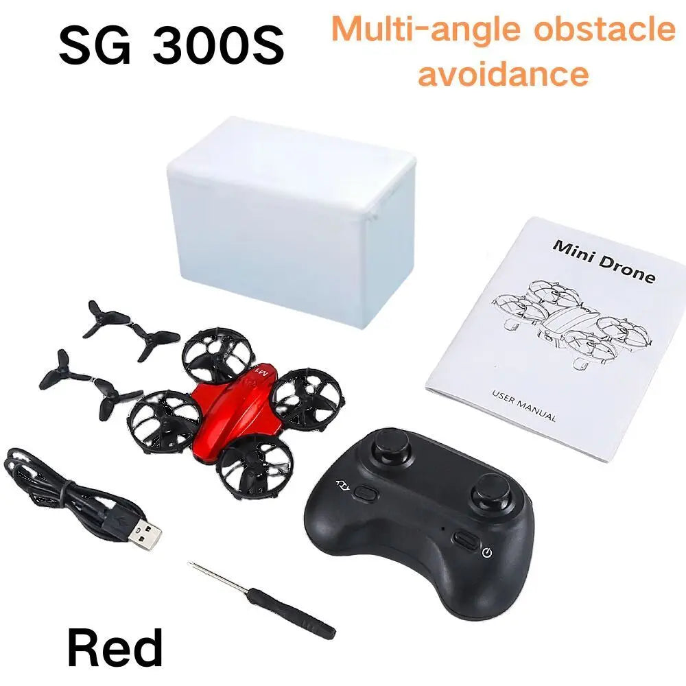 LED 360 ° obstacle avoidance tumbling drone SG300S high lift headless mode remote control aircraft one key take-off drone
