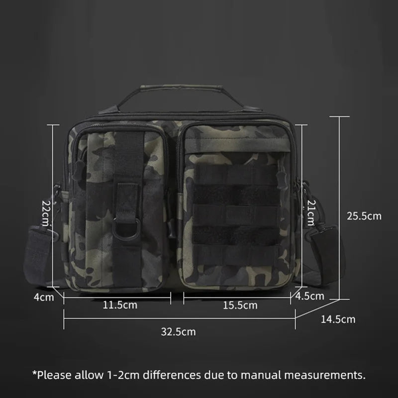 Trekking Tactical Handbags Shoulder Bag Camping for Man Hiking Travel Climbing Fishing Sling Crossbody Outdoor Weekend Molle Bag