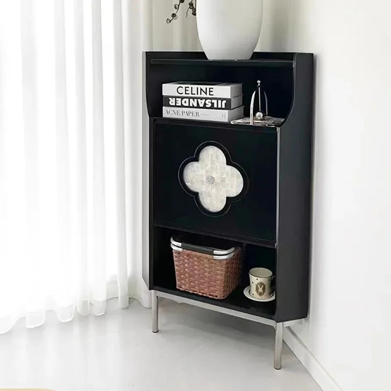Living Room Cabinets Niche Storage Cabinet Auxiliary Furniture Store Multifunction Showcase Mid-century Vintage French Style