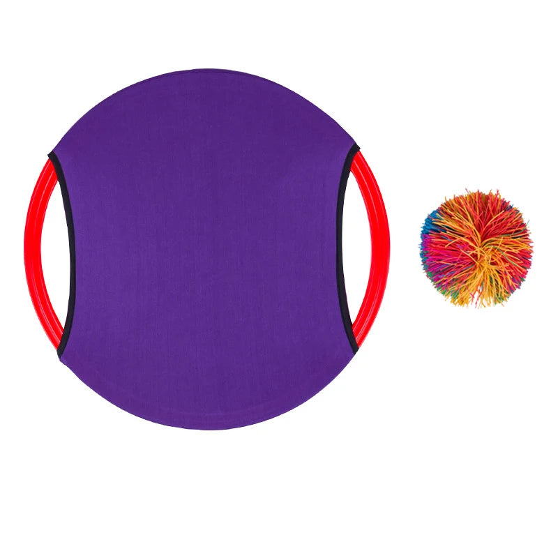 Kid Sports Game Kindergarten Sensory Integration Training Round Elastic Cloth Parent Child Activities Outdoor Garden Field Game