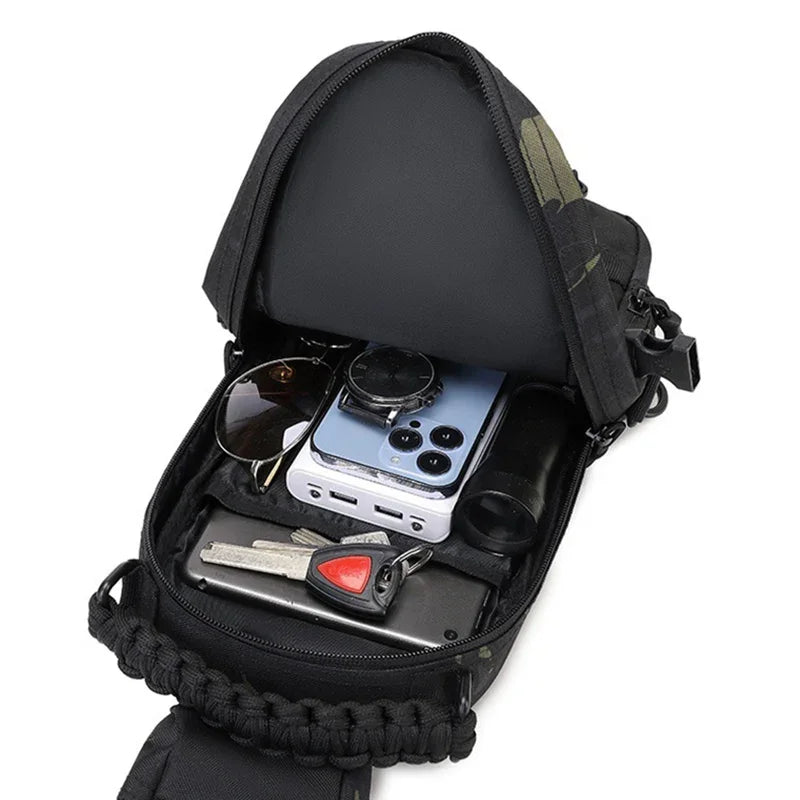 Men's Waist Bag Sports Shoulder Outdoor Fanny Pack Camping Hiking Fishing Climbing Backpack for Male Travel Sling Chest Bags 가방