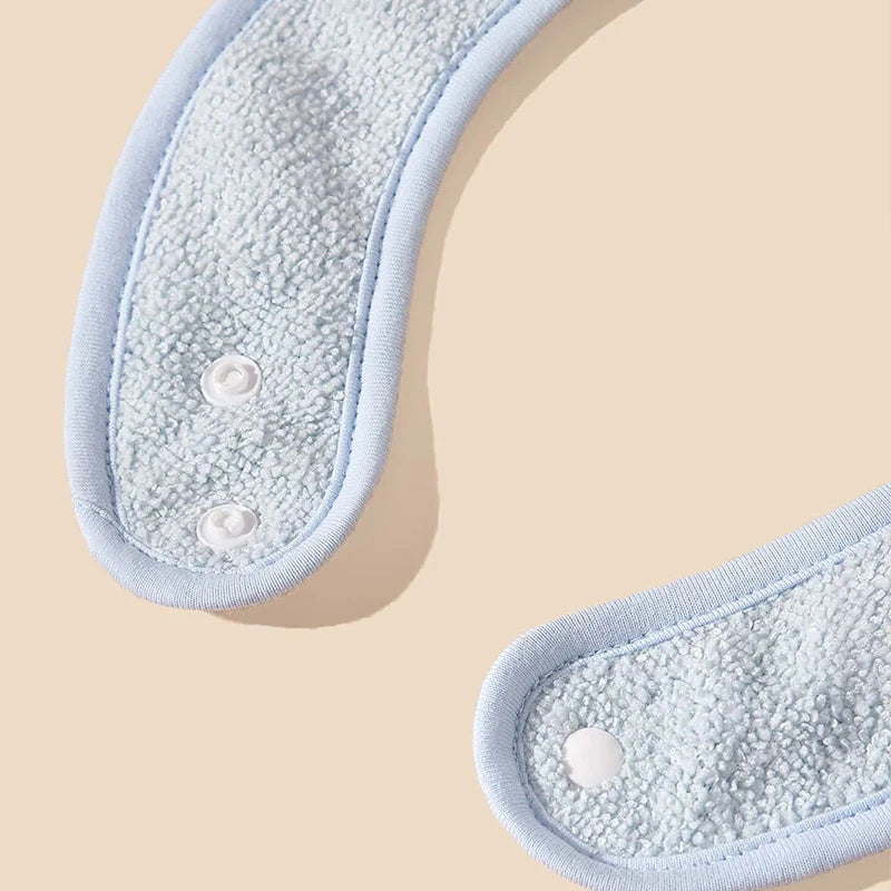 4Pcs/3Pcs Baby Girl Boy Feeding Bibs Soild Color Waterproof Towel Kids Bandanas Burp Cloths