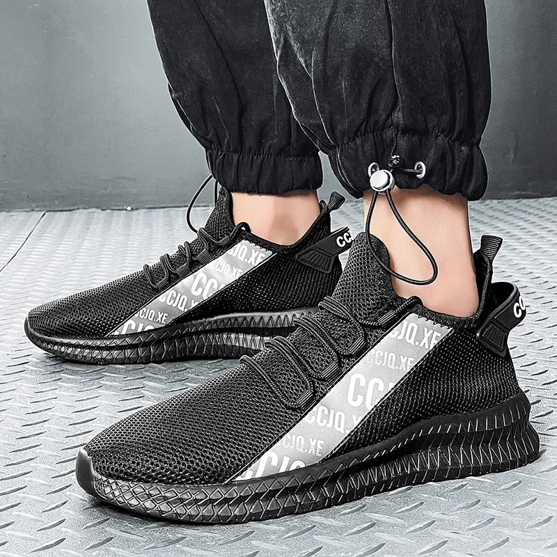 2025 Men's Shoes Breathable Non-slip Fashion Sports Shoes Casual Outdoor Walking Flat Comfortable Men Plus Size New 39-46