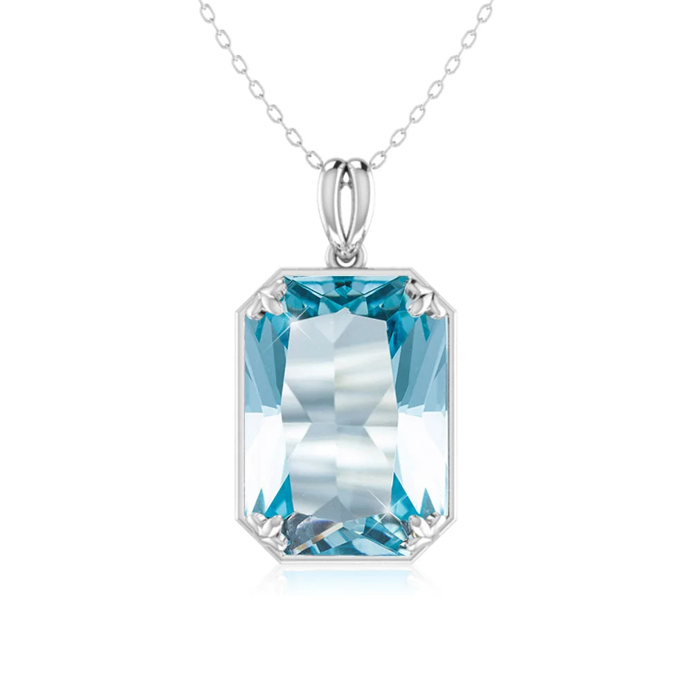 585 Gold Plated Pendants and Necklaces Real Solid 925 Sterling Silver Woman Pendants for Fine Jewelry