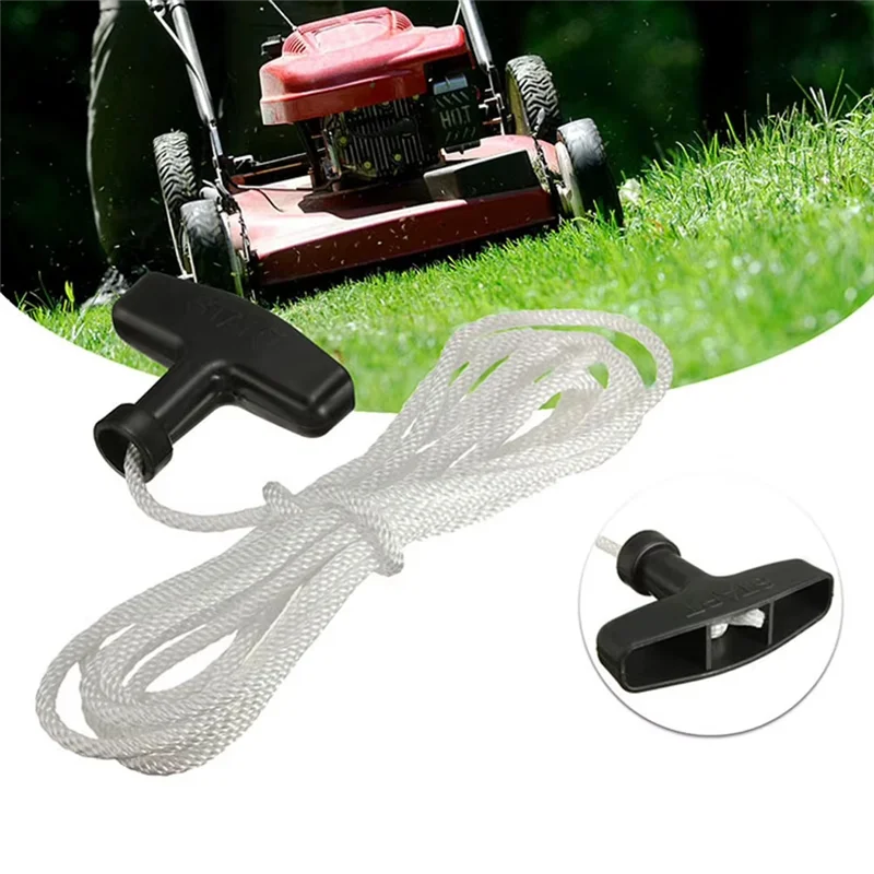 SOFT-3 Meters Recoil Starter Pull Rope Starter With Handle Handle Rope Universal Pet Engine Pull Rope Lawn Mower