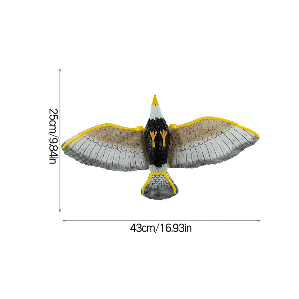 Flying Bird Hawk Scarer Deterrent Hunting Garden Decoy Hanging For Eagle Birds Pigeon Scarer For Eagle Hunting Decoy