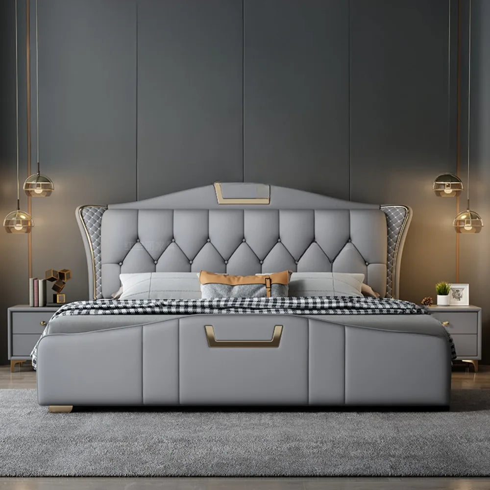 Nightstands Twin Bed Nordic Multifonction Luxury Lounge Beds Frame Sleeping Muebles Para Dormitorio Home Furniture Decoraction