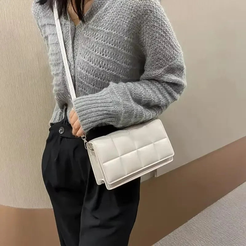 Women Shoulder Bag Large Capacity  Fashion Trend Waterproof Classic Simplicity Design Sense PU Leather Female Crossbody Bag