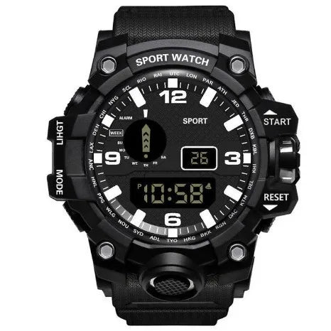 Men's Watch LED Digital Men Sport Watches Fitness Electronic Watch Multifunction Military Sports Watches Clock Kids Gifts
