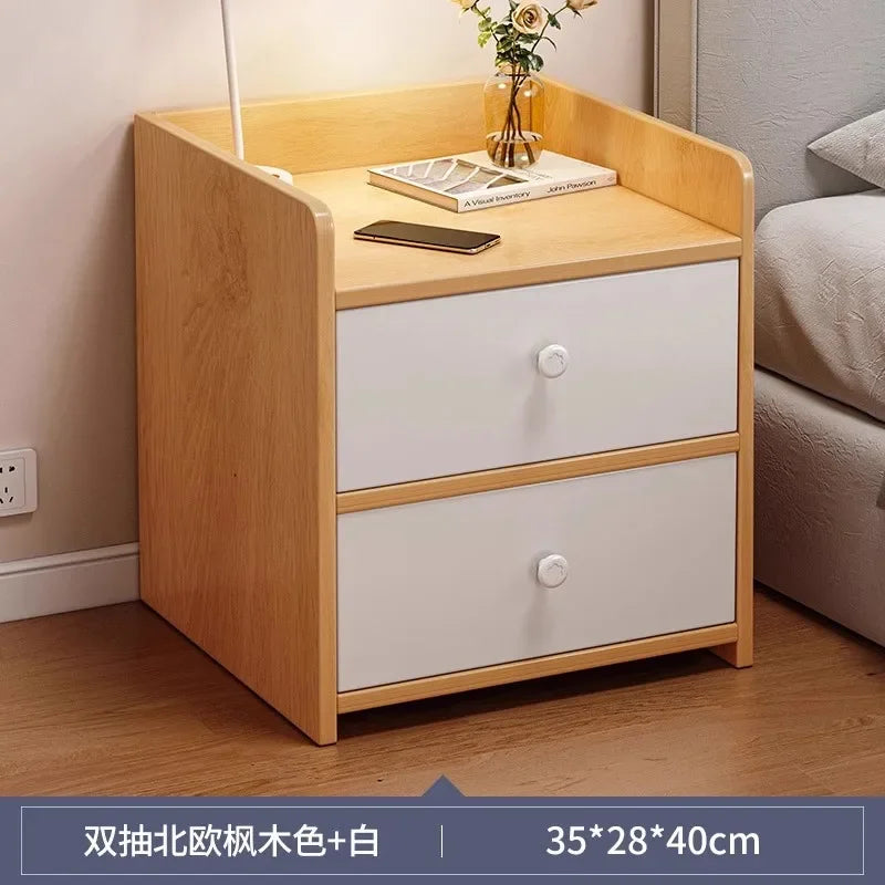 Cabinet Bedroom End Storage Bedside Table Locker Storage Comfotable Home Small Modern Mesitas De Noche Dormitorio Household