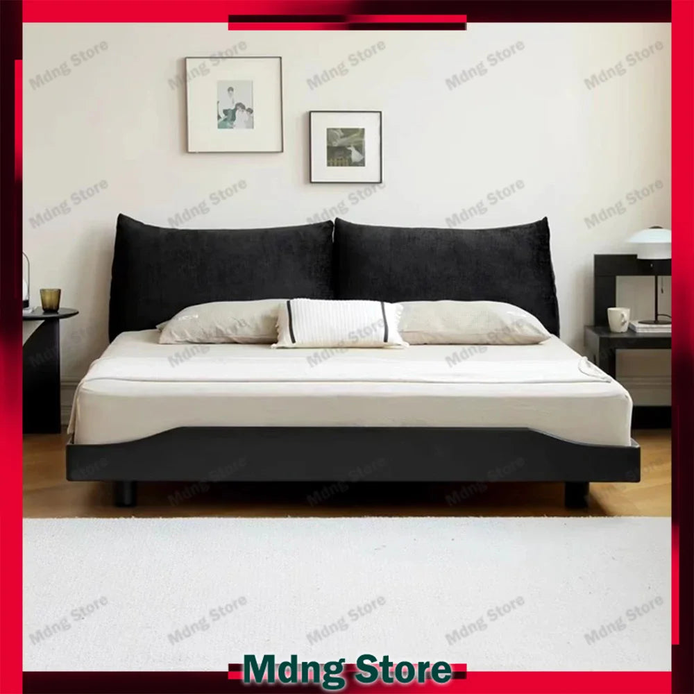 King Size Bed European Organizer Kids Storage Space Upholstery Bed Nightstands Sleeping Camas De Dormitorio Home Furniture