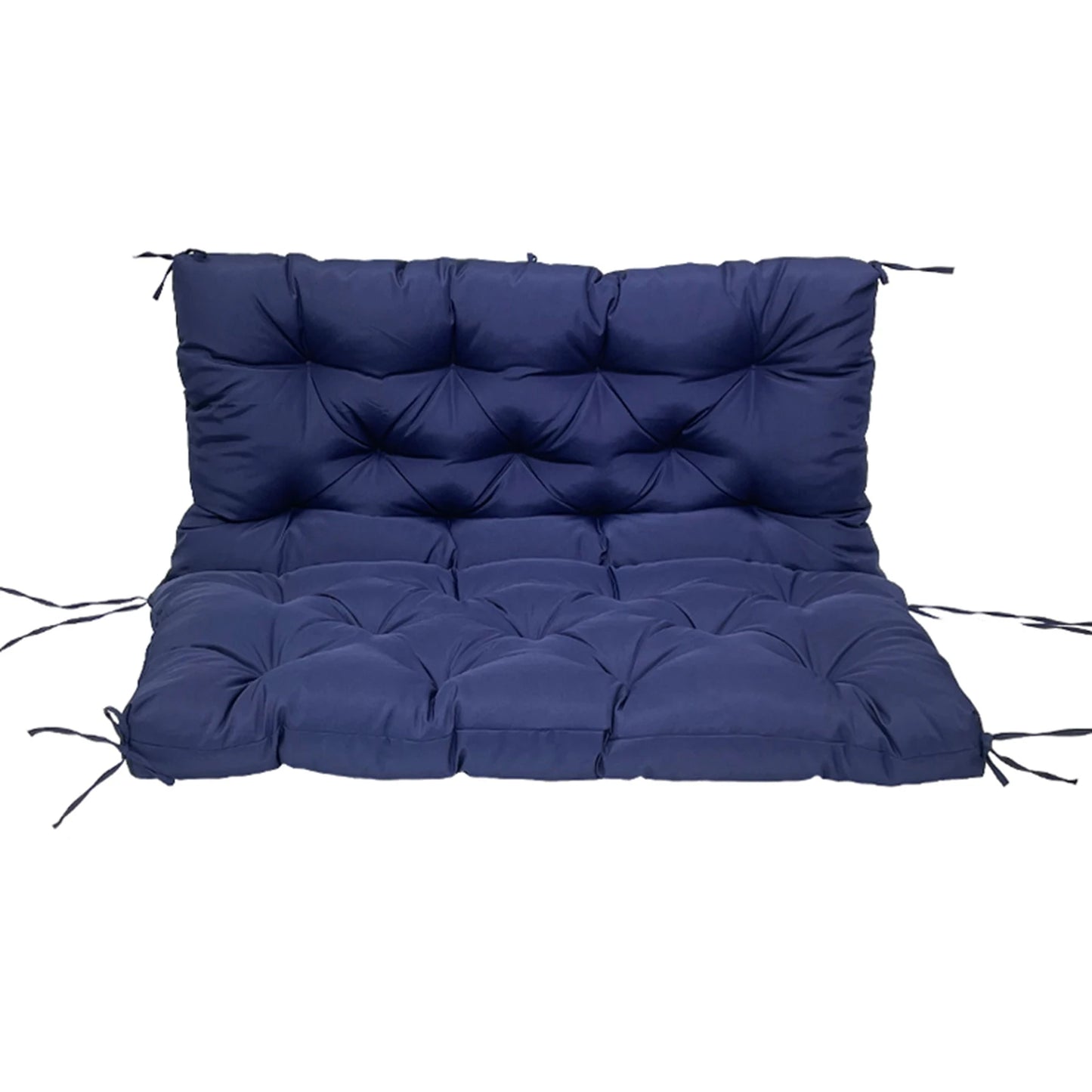 Outdoor Bench Cushions Garden Swing Seat Cushions with Backrest 2/3 Seater Replacement Cushion for Outdoor Swing Sofa Pad Settee