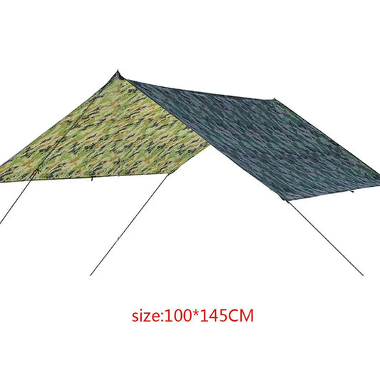 Waterproof Tent Tarp Ultralight Travel Canopy Sunshade Floor Mat Resistant Pad Shade Sail Swimming Garden Hiking Using