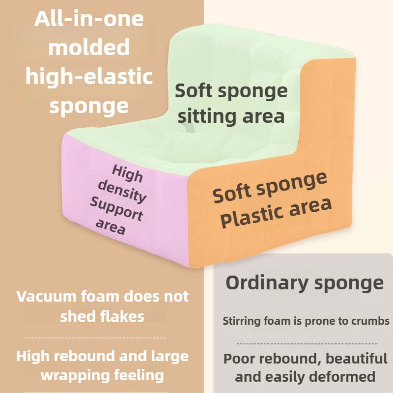 Relaxing Lazy Sofa 1 Person Living Room Corner Sofas Single Nordic Modern Cheap Sofas for Adult Bedroom Family Home Furniture