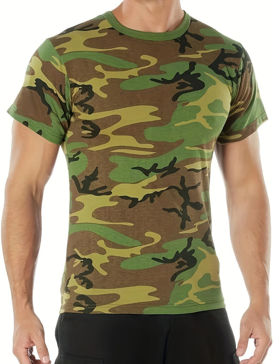 Men's Camouflage Clothing Loose Breathable And Comfortable Men's Tops Hunting Clothing Quick-drying And Sweat Absorption