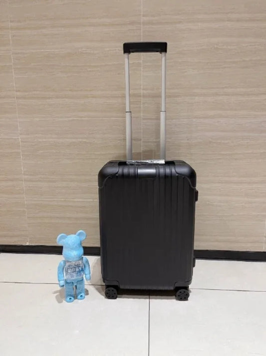 Luxury R-Series Cuboid Luggage: German Bayer PC + Silent Wheels Cabin-Approved Minimalist Design Ultimate Travel Gift Essential