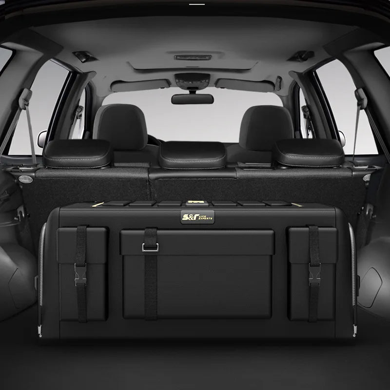 30L-70L Car Luggage Storage Box Large Capacity Multi Functional Tool Storage Bag Oxford Foldable Emergency Storage Box